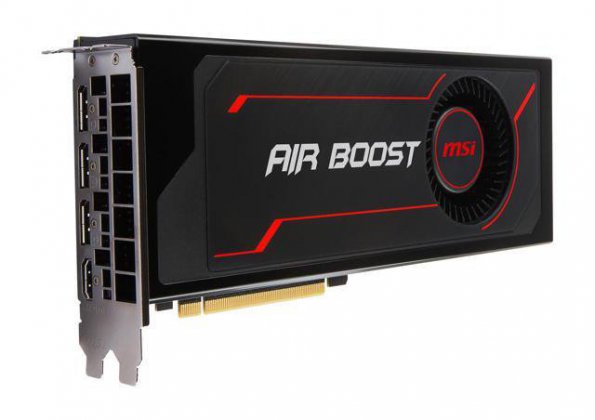 Видеокарта 8192Mb Radeon RX Vega 64 MSI Air Boost 8G OC 2048Bit HBM2 1272/945/HDMIx1/DPx3/HDCP