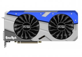 Видеокарта 8192Mb GeForce GTX 1080 Palit NEB1080H15P2-1040G NEB1080H15P2-1040G PA-GTX1080 GameRock Premium 256bit GDDR5X 1746MHz 10500V DVIx1/HDMIx1/DPx3/HDCP
