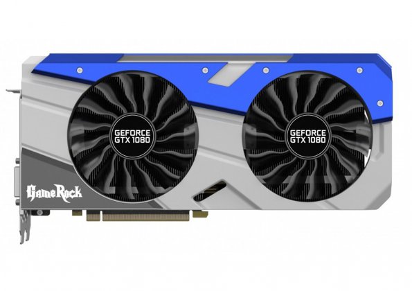 Видеокарта 8192Mb GeForce GTX 1080 Palit NEB1080H15P2-1040G NEB1080H15P2-1040G PA-GTX1080 GameRock Premium 256bit GDDR5X 1746MHz 10500V DVIx1/HDMIx1/DPx3/HDCP