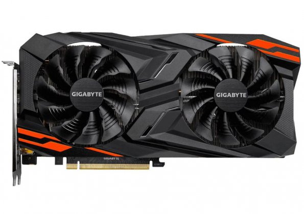 Видеокарта Gigabyte PCI-E-GV-RXVEGA56GAMMING OC-8GD AMD Radeon RX Vega 56 8192Mb 2048bit HBM2 1170/1600/HDMIx3/DPx3/HDCP Ret