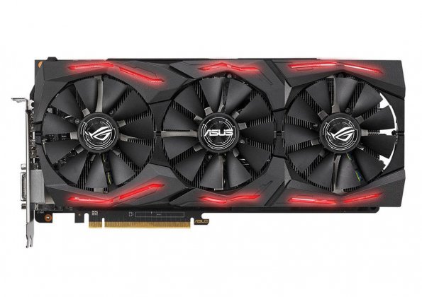Видеокарта 8096Mb Radeon RX VEGA 56 ASUS ROG-STRIX-RXVEGA56-O8G-GAMING